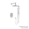 Baril Complete thermostatic pressure balanced shower kit without handle