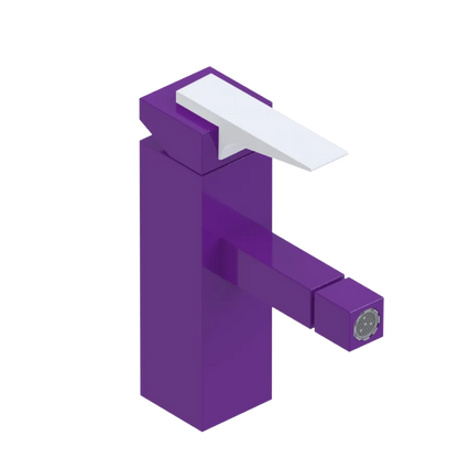 Rubinet Single Control Bidet Fitting (less drain) Purple Haze