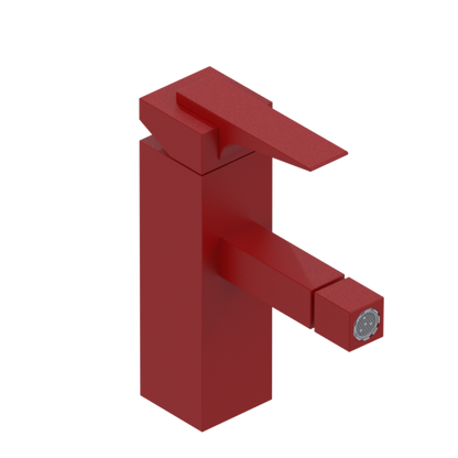 Rubinet Single Control Bidet Fitting (less drain) Maroon