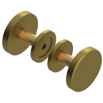Rubinet Shower Door Knob (set) Antique Brass Matt