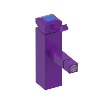 Rubinet Single Control Bidet Fitting (less drain) Purple Haze