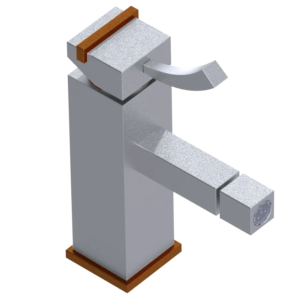 Rubinet Single Control Bidet Fitting (less drain) Satin Chrome