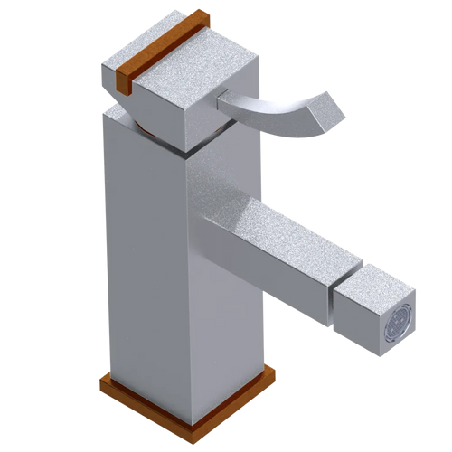 Rubinet Single Control Bidet Fitting (less drain) Satin Chrome