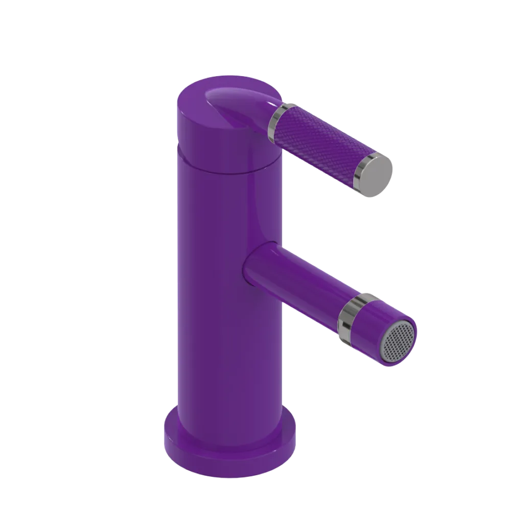 Rubinet Single Control Bidet Fitting (less drain) Purple Haze