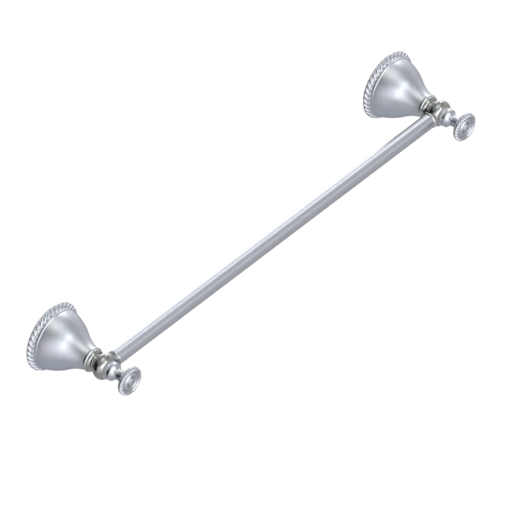 Rubinet Towel Bar 24" Satin Chrome