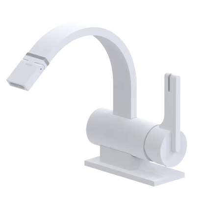 Rubinet Single Control Bidet Fitting (less drain) Matt White