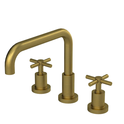 Rubinet Widespread Kitchen Set Antique Brass Matt
