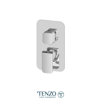 Tenzo Valve T-box Quantum 3 Functions Div Pressure Bal Thermostatic 3-Way Shower Trim