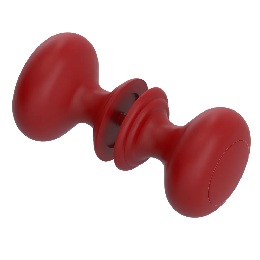 Rubinet Shower Door Knob (set) Maroon
