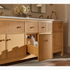 Kohler Malin By Studio Mcgee Cabinet With Sinks And Quartz Top 72-Inch Double-Sink Bathroom Vanity