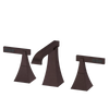 Rubinet Widespread Lav. Set. (less drain) Oil Rubbed Bronze