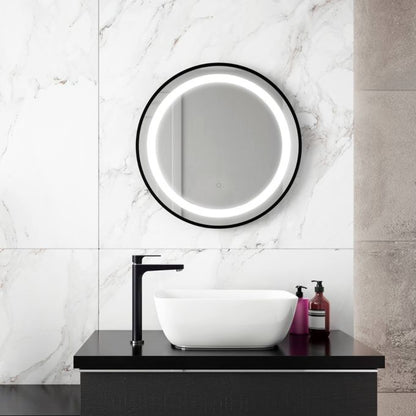 KALIA EFFECTLED-illuminated bathroom mirror - 24" x 24"