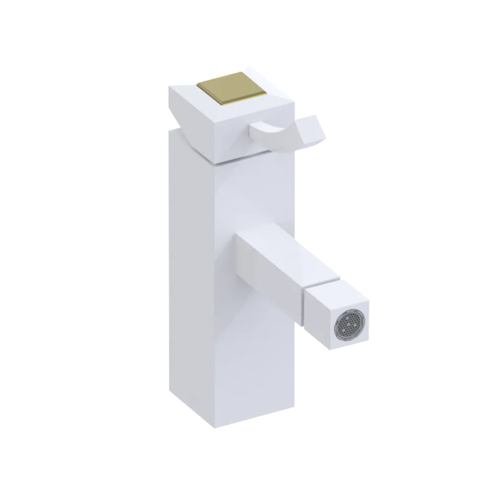 Rubinet Single Control Bidet Fitting (less drain) White