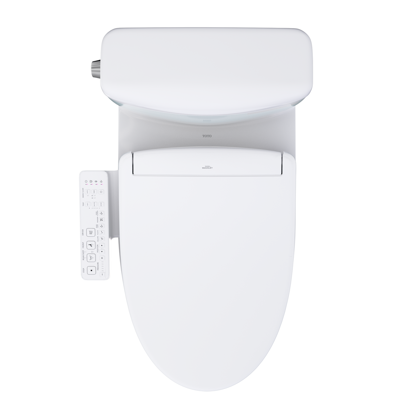 Toto Aquia® IV Cube Washlet®+ S2 Two-Piece Toilet - 1.28 Gpf/0.9 Gpf