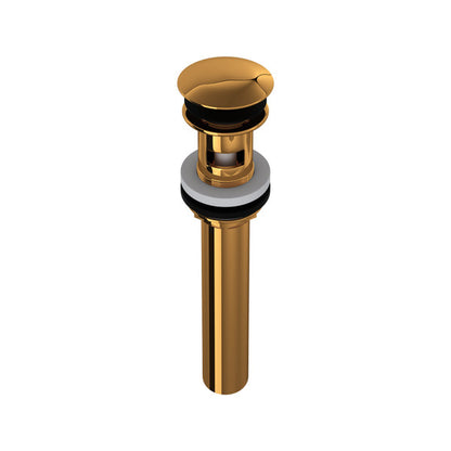 Perrin & Rowe Slotted Touch Seal Dome Drain With 6" Tailpiece