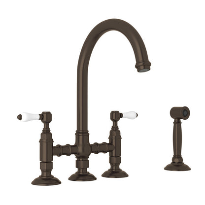 ROHL San Julio Bridge Kitchen Faucet With Side Spray