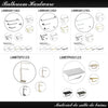 Freestanding Double Towel Bar Stand For Bathtub - Golzar Home