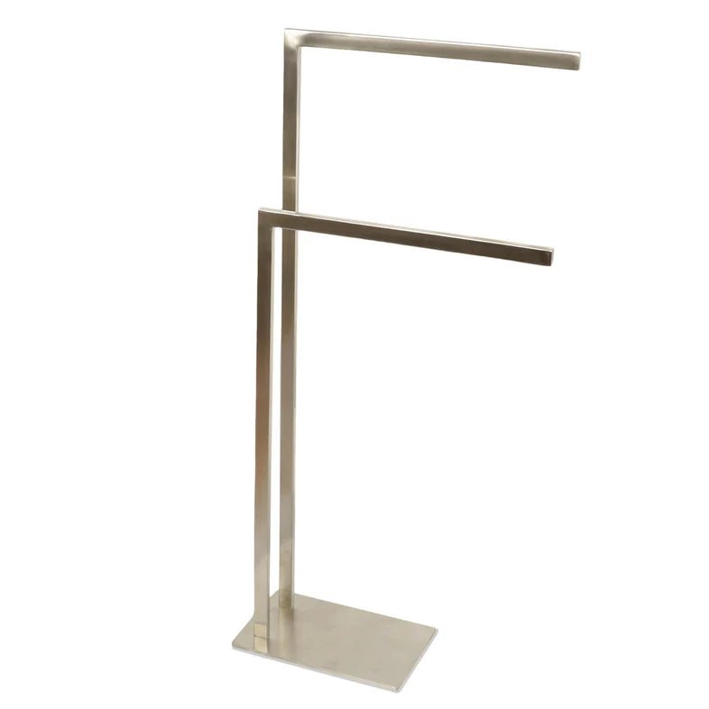 Freestanding Double Towel Bar Stand for Bathtub - Golzar Home