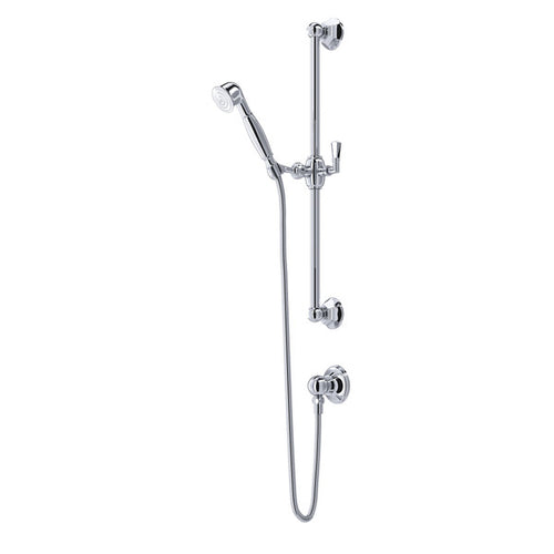 ROHL Handshower Set With 24" Slide Bar and Single Function Handshower