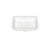 KALIA Ceska Rectangular washbasin - White gloss vitreous porcelain