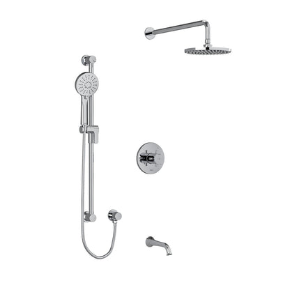 Riobel Edge Shower Kit 1345 Trim (Cross Handle)