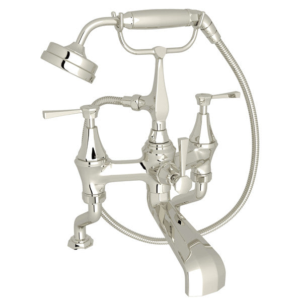 Perrin & Rowe Deco™ Exposed Deck Mount Tub Filler