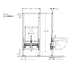 Geberit Duofix In-Wall System For Bidets For 2x6 Construction - Golzar Home