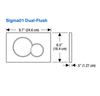 Geberit Sigma01 Actuator - Golzar Home