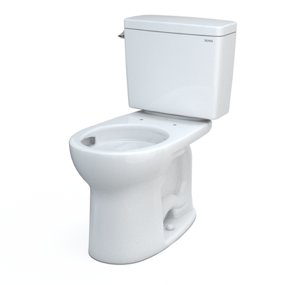 Drake® Two-piece Toilet, 1.28 GPF, Round Bowl - Universal Height Less Seat