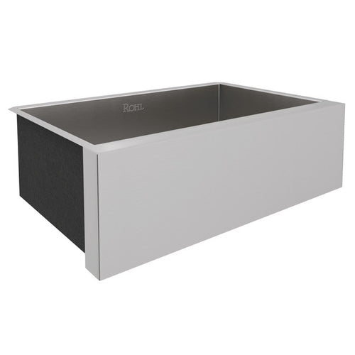 ROHL Proscenio™ 30" Single Bowl Apron Front Stainless Steel Kitchen Sink