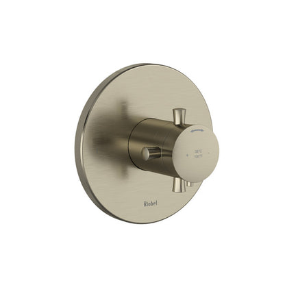 RIOBEL Edge 1/2" Thermostatic & Pressure Balance Trim With 2 Functions (No Share)