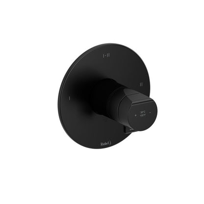 RIOBEL Parabola 1/2" Thermostatic & Pressure Balance Trim With 3 Functions (Shared)