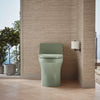 San Souci® One-piece compact elongated toilet with concealed trapway, 1.28 gpf