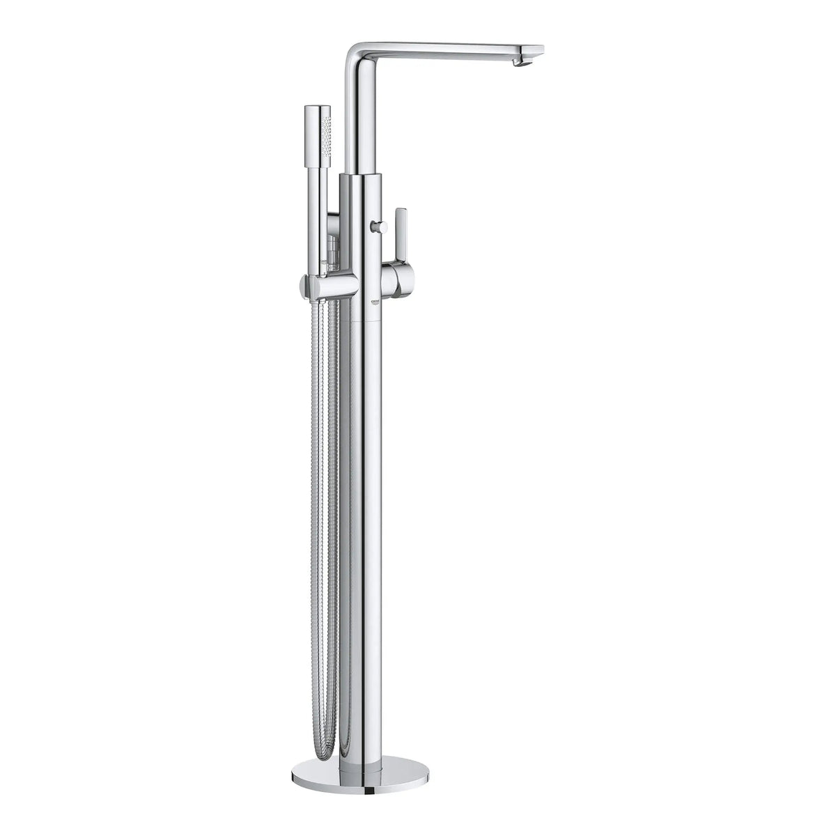 Grohe Tub With 6 L Min 1 75 GPM Floor-Mount Tub Filler – StarLight Chrome – 23792001