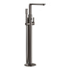 Grohe Tub With 6 L Min 1 75 GPM Floor-Mount Tub Filler – Hard Graphite – 23792A01