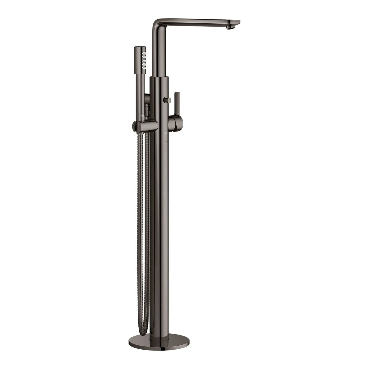 Grohe Tub With 6 L Min 1 75 GPM Floor-Mount Tub Filler – Hard Graphite – 23792A01