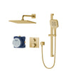 Grohe Rainshower Grohtherm 2-Handle Thermostatic Dual Function Shower Kit - Golzar Home