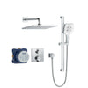 Grohe Rainshower Grohtherm 2-Handle Thermostatic Dual Function Shower Kit - Golzar Home