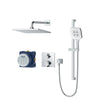 Grohe Rainshower Grohtherm 2-Handle Thermostatic Dual Function Shower Kit - Golzar Home