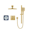 Grohe Rainshower Grohtherm 2-Handle Thermostatic Dual Function Shower Kit - Golzar Home