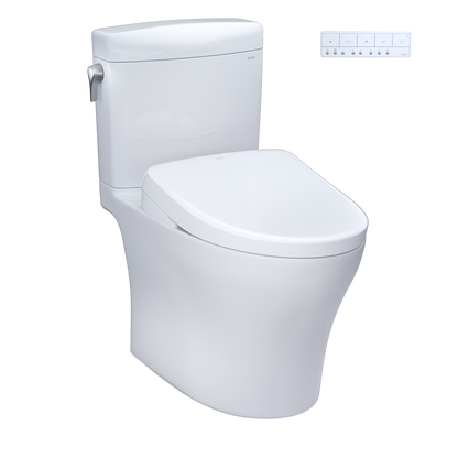 Toto Aquia Iv Cube® Washlet®+ S7a Two-Piece Toilet - 1.28 Gpf / 0.9 Gpf