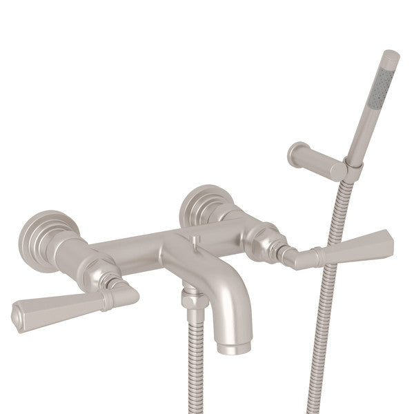 ROHL San Giovanni Wall Mount Exposed Tub Filler With Handshower