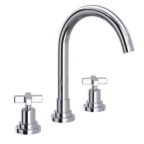 ROHL Lombardia C-Spout Widespread Bathroom Faucet