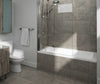 Neptune Herencia 42 x 59 in. 6 mm Pivot Tub Shield for Alcove Installation with Clear glass in Chrome