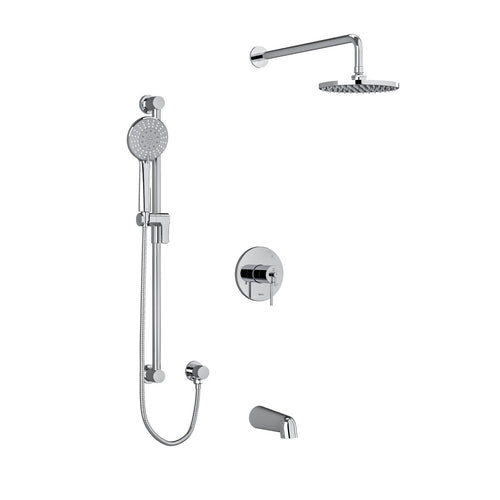 Riobel GS Shower Kit 1345 Trim - Chrome | TKIT1345GS-6 ( Ceiling Arm )