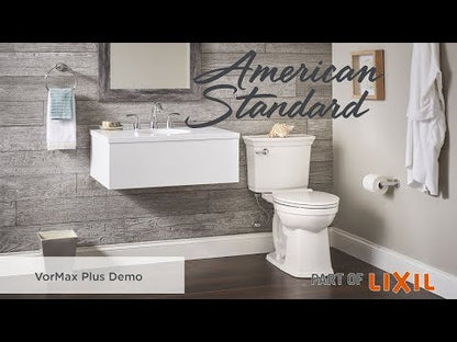 American Standard VorMax® Two-Piece 1.28 gpf/4.8 Lpf Chair Height Elongated Right-Hand Trip Lever Toilet Less Seat