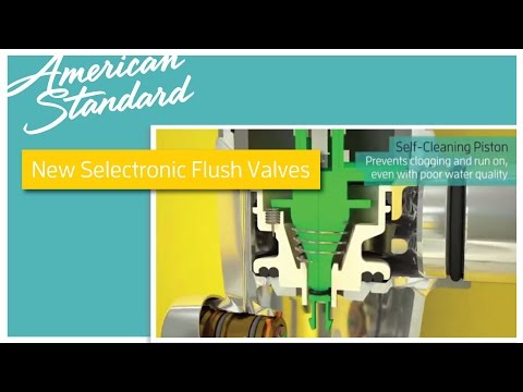 American Standard Ultima Selectronic Touchless Toilet Flush Valve, Piston-Type, PWRX, Dual Flush 1.28/1.1 gpf (4.8/4.2 Lpf)