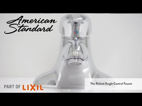 American Standard Reliant 3® 4-Inch Centerset Single-Handle Bathroom Faucet 1.2 gpm/4.5 L/min With Lever Handle