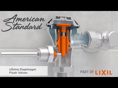 American Standard Ultima Touchless Sensor Urinal Flush Valve, Diaphragm-Type, 0.5 gpf/1.9 Lpf