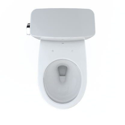 Drake® Two-piece Toilet, 1.28 GPF, Round Bowl - Universal Height Less Seat